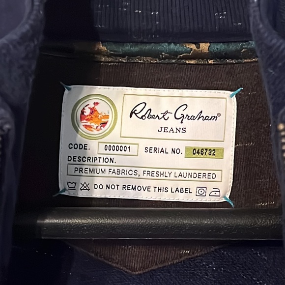 Robert Graham Full-Zip Jersey Knit Sweater / Jacket (Mens L) - Picture 2 of 11